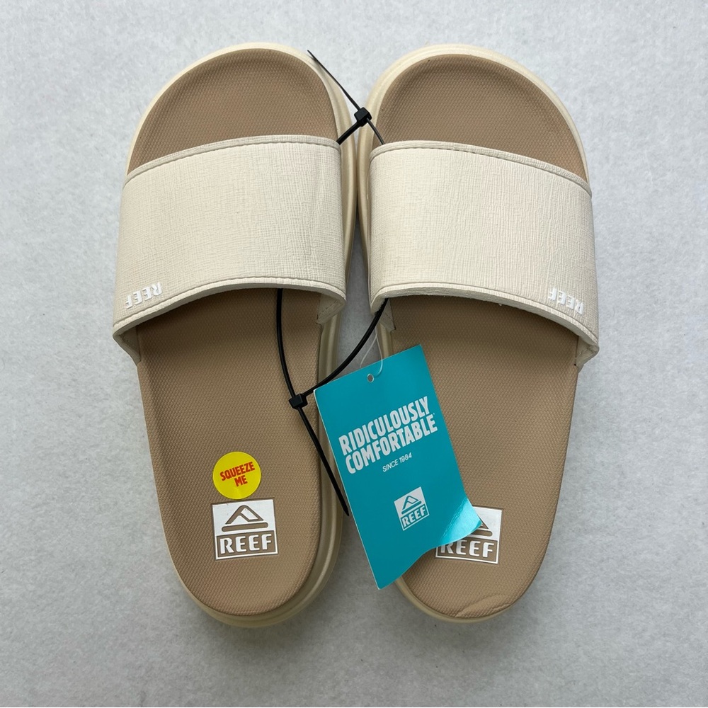 Reef Cushion Bondi Bay Vintage Oasis Womens Sandals Sz 8 NWT * Creases